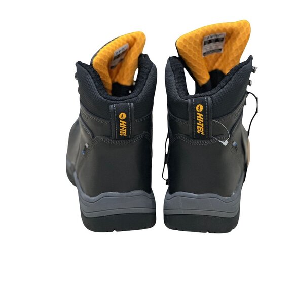 Mens Hi-Tec Black Work Boots Lace up Brand New with tag Size 10